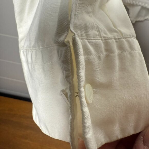 Ralph Lauren Black Label Bib Tuxedo Shirt Women's XL White Button Down - Picture 7 of 9